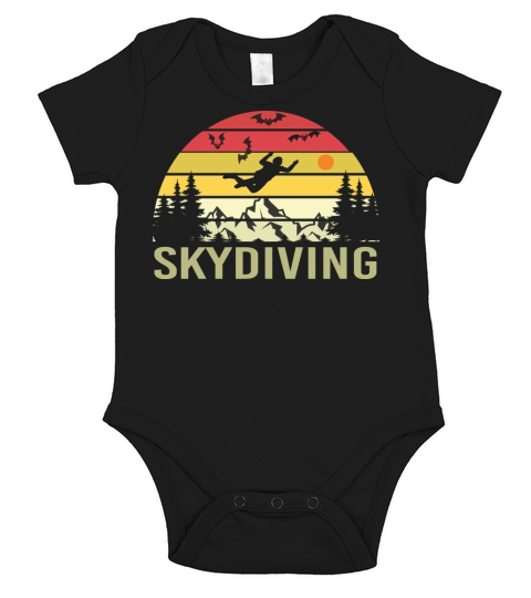Skydiving Adventure Short Sleeve Baby One-Piece