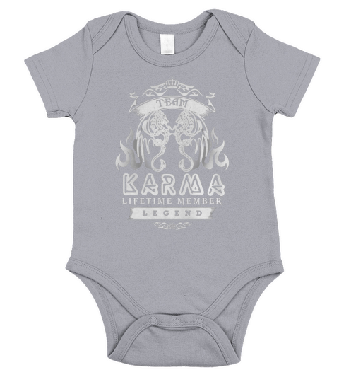 Team Karma Lifetime Member Short Sleeve Baby One-Piece