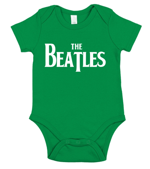 The Beatles Band Tshirt Short Sleeve Baby One-Piece