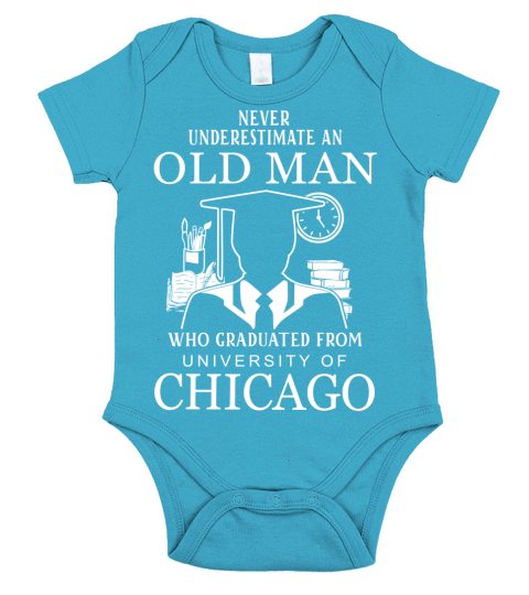University of Chicago Short Sleeve Baby One-Piece