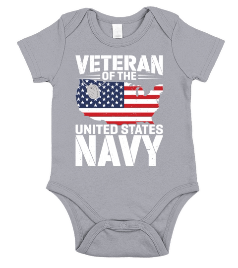 Veteran Of The United States Navy Short Sleeve Baby One-Piece