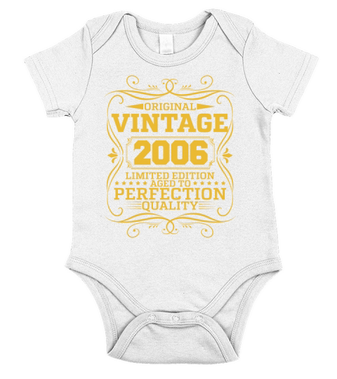 Vintage 2006 Original Limited Edition Short Sleeve Baby One-Piece