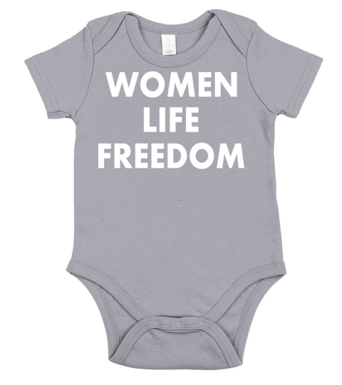Women life freedom Short Sleeve Baby One-Piece