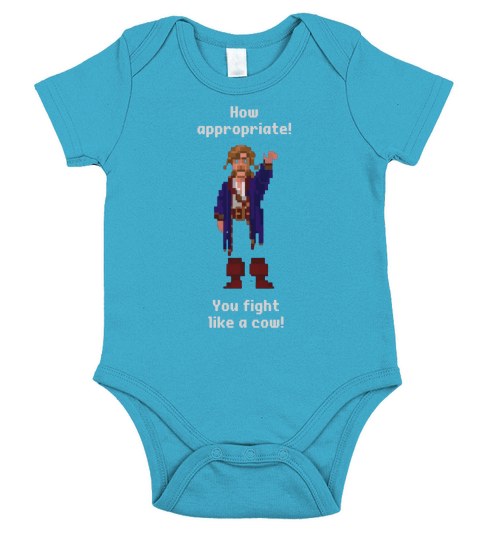 You fight like a cow Short Sleeve Baby One-Piece
