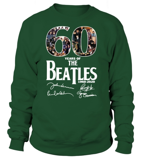 60 Years Of The Beatles 1960-2020 Signature shirt Sweatshirt Unisex