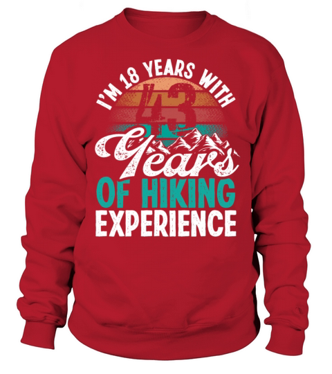 61 Years Old Hiking Mountains Vintage 61 Birthday Sweatshirt Unisex