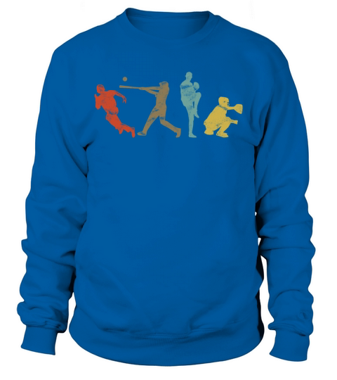 Baseball Fan Retro Vintage Sweatshirt Unisex