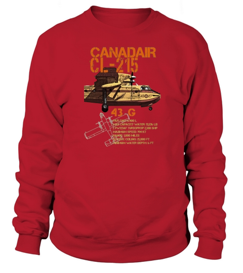 Canadair CL-215 Sweatshirt Unisex