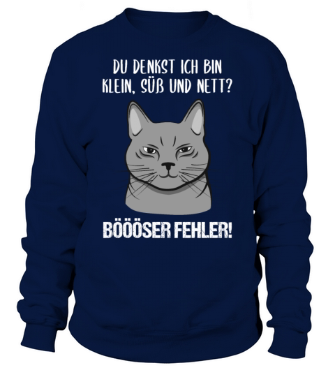 Cat Small Sweet Nice Bad Mistake Quote Gift Sweatshirt Unisex