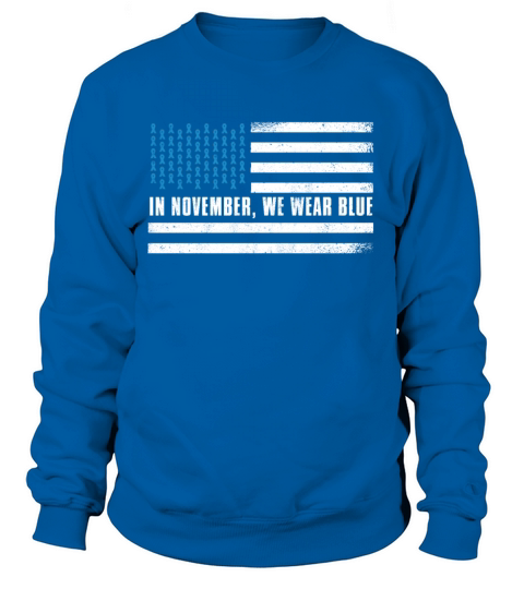 Flag Blue November Diabetes Awareness Month Sweatshirt Unisex