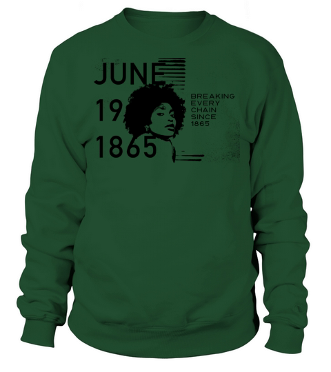 June 19 Stripes Black History Juneteenth Vintage Sweatshirt Unisex