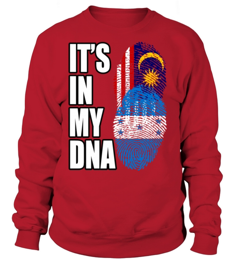Malaysian And Honduran Mix Heritage DNA Flag Sweatshirt Unisex