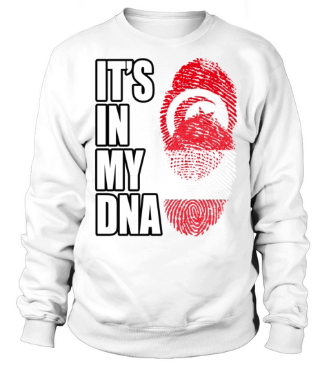 Tunisian And Austrian Mix Heritage DNA Flag Sweatshirt Unisex
