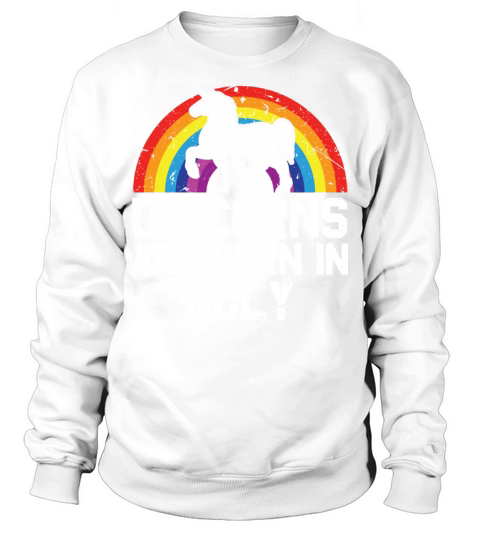 Unicorns Are Born In July Shirt Birthday Month Sweatshirt Unisex