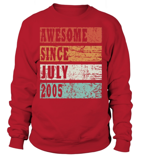 Year of construction 2005 July born gift idea Sweatshirt Unisex
