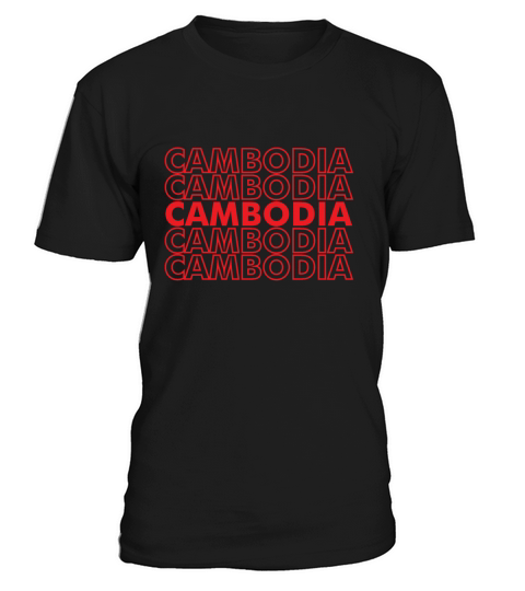 Cambodia Retro Vintage Angkor Wat Temple T-Shirt Unisex