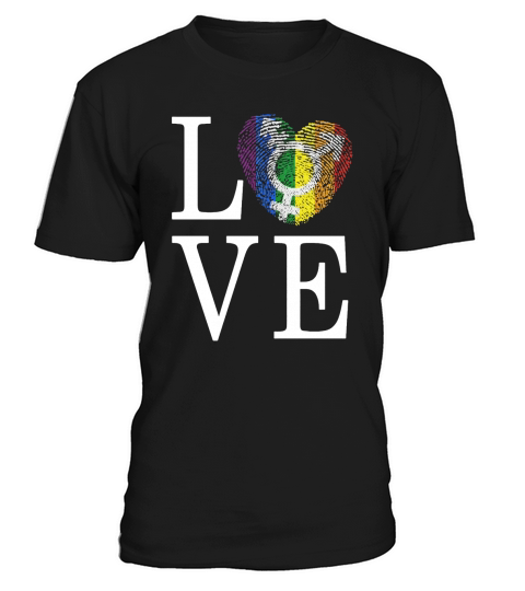 LGBT Pride Shirts Gifts LOVE Heart Rainbow Color T-Shirt T-Shirt Unisex