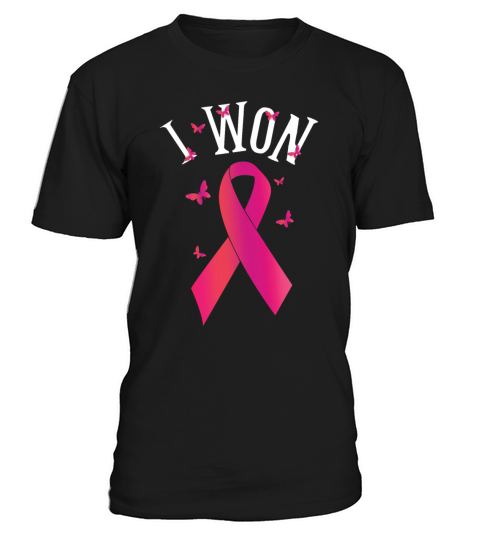 Survivor I Won Breast Cancer Awareness Ribbon Pink T-Shirt Unisex
