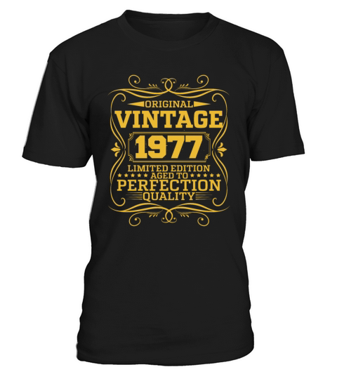 Vintage 1977 Original Limited Edition T-Shirt Unisex