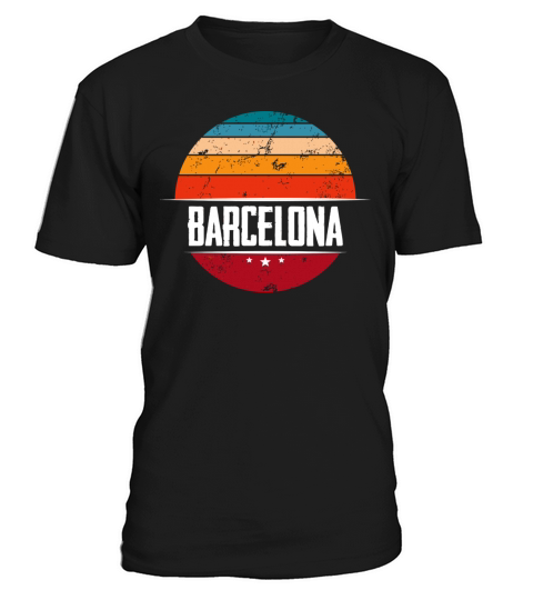 Vintage Barcelona Spain Souvenir T-Shirt Unisex
