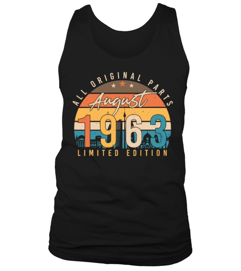1963 August Limited Edition Tank Top Unisex