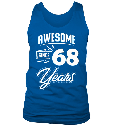68th Birthday Gift Birthday Vintage April Tank Top Unisex