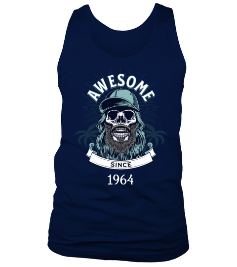 Awesome Since 1964 Vintage Birthday Retro Tank Top Unisex