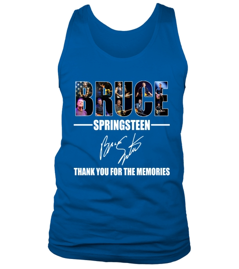 Bruce Springsteen thank you for the memories shirt Tank Top Unisex