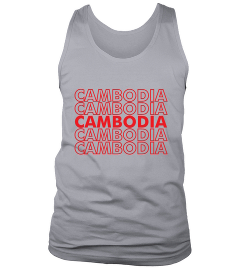 Cambodia Retro Vintage Angkor Wat Temple Tank Top Unisex