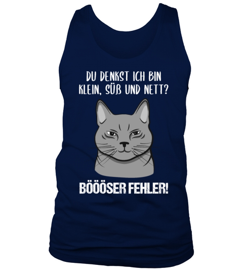 Cat Small Sweet Nice Bad Mistake Quote Gift Tank Top Unisex