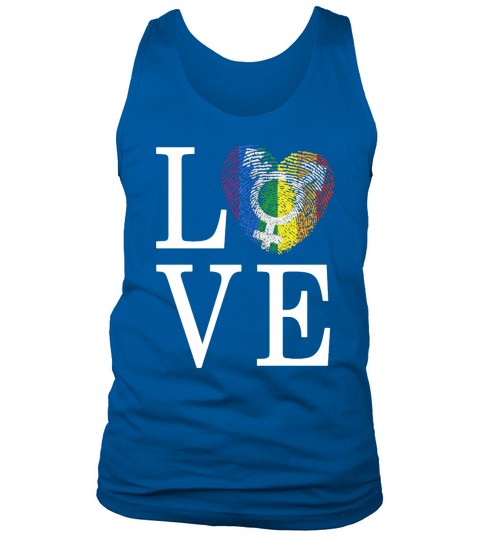 LGBT Pride Shirts Gifts LOVE Heart Rainbow Color T-Shirt Tank Top Unisex