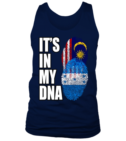 Malaysian And Honduran Mix Heritage DNA Flag Tank Top Unisex