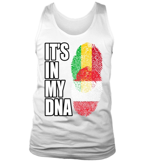 Malian And Austrian Mix Heritage DNA Flag Tank Top Unisex