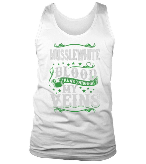 Proud To Be MUSSLEWHITE Tshirt Tank Top Unisex
