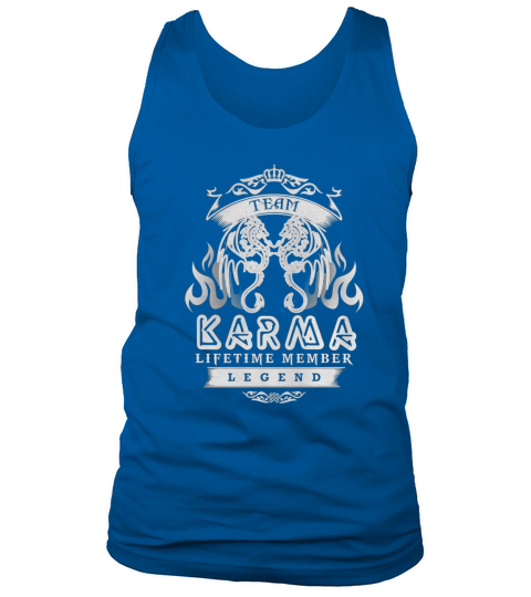 Team Karma Lifetime Member Tank Top Unisex