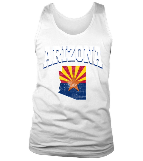 US America State Flag Land Map Arizona Tank Top Unisex