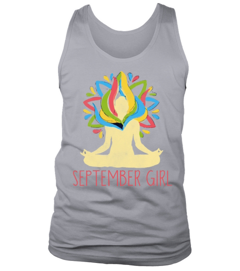 Yoga Mandala Meditation Birth Born Month September Tank Top Unisex