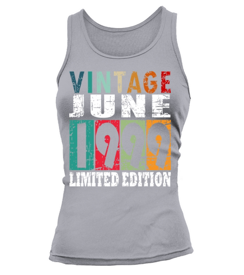1999 vintage born in June gift Tank top Woman