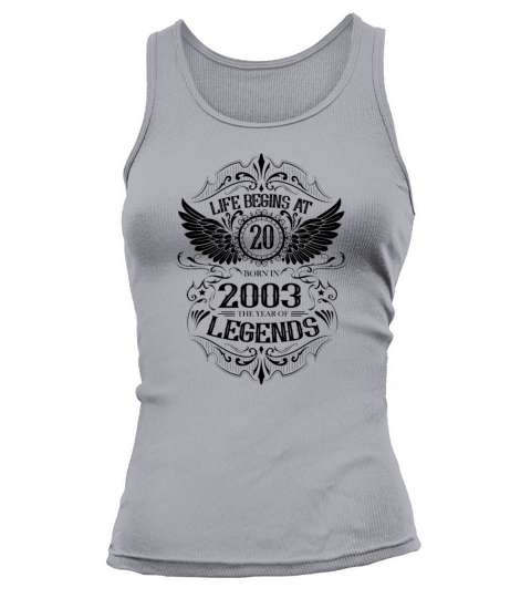 20th Birthday Gifts Vintage 2003 Vintage Tank top Woman