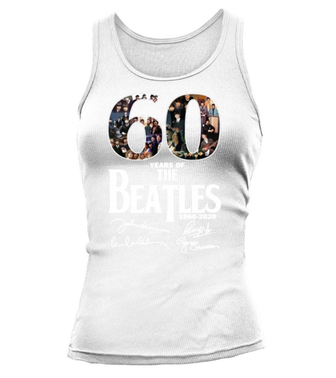 60 Years Of The Beatles 1960-2020 Signature shirt Tank top Woman