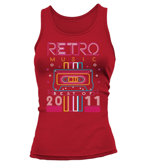 Best Of 2011 Retro Cassette Vintage Birthday Tank top Woman