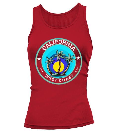 California CA Vintage Graphic Retro 70s Tank top Woman