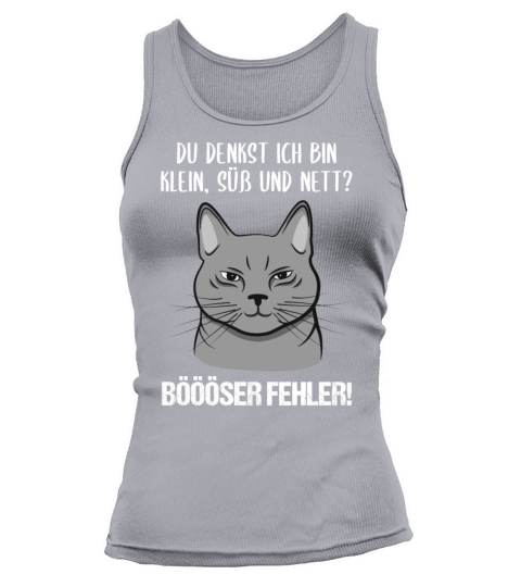 Cat Small Sweet Nice Bad Mistake Quote Gift Tank top Woman