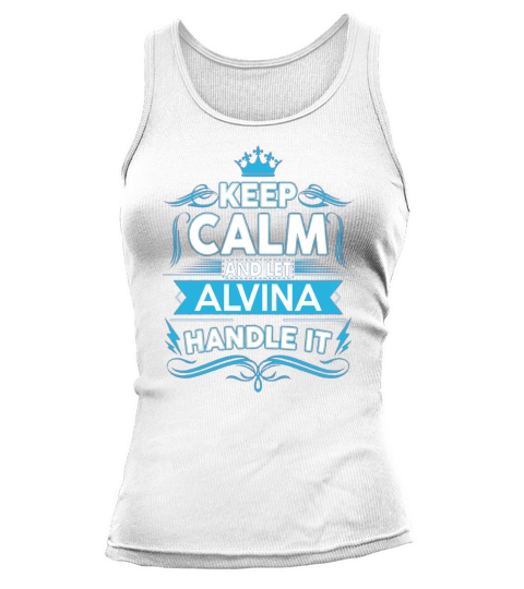 Keep calm ALVINA, ALVINA tshirt Tank top Woman