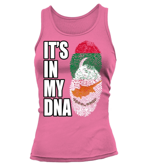 Maldivian And Cypriot Mix Heritage DNA Flag Tank top Woman