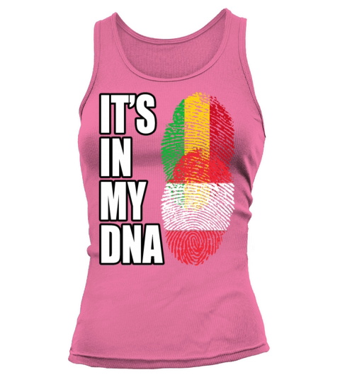 Malian And Austrian Mix Heritage DNA Flag Tank top Woman