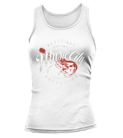 Nashville Music City USA Vintage T-shirt Tank top Woman