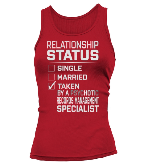 Records Management Specialist Job Tank top Woman