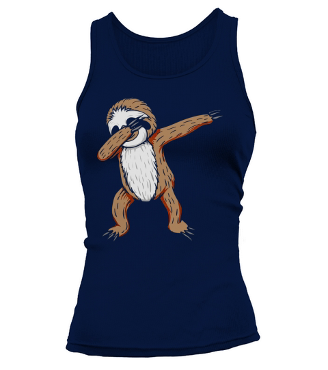 Sloth Dabbing Funny Dance Move Dab Gift Tee Shirt Black Youth B072NJNNGM 1 Tank top Woman