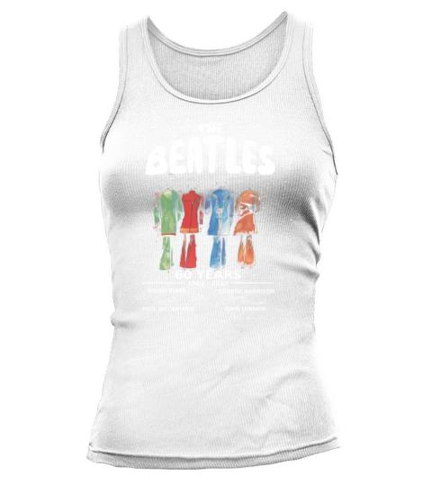 The Beatles band music 60 Years 1960 2020 all signature shirt Tank top Woman